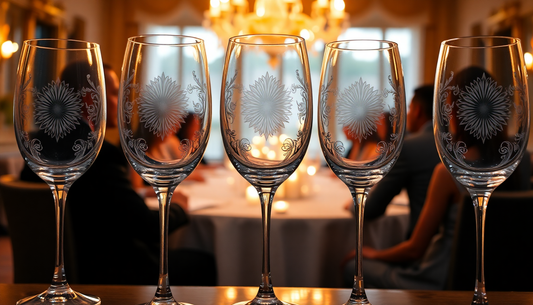 Elevate Your Celebrations with Personalized Laser Engraved Glassware from JCV Boutique & Designs - JCV Boutique & Designs