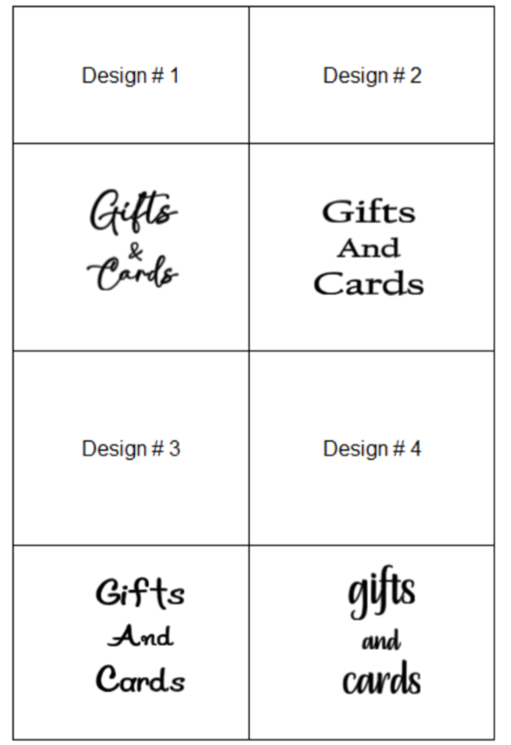 Special Events Gift and Card Table Sign - JCV Boutique & Designs