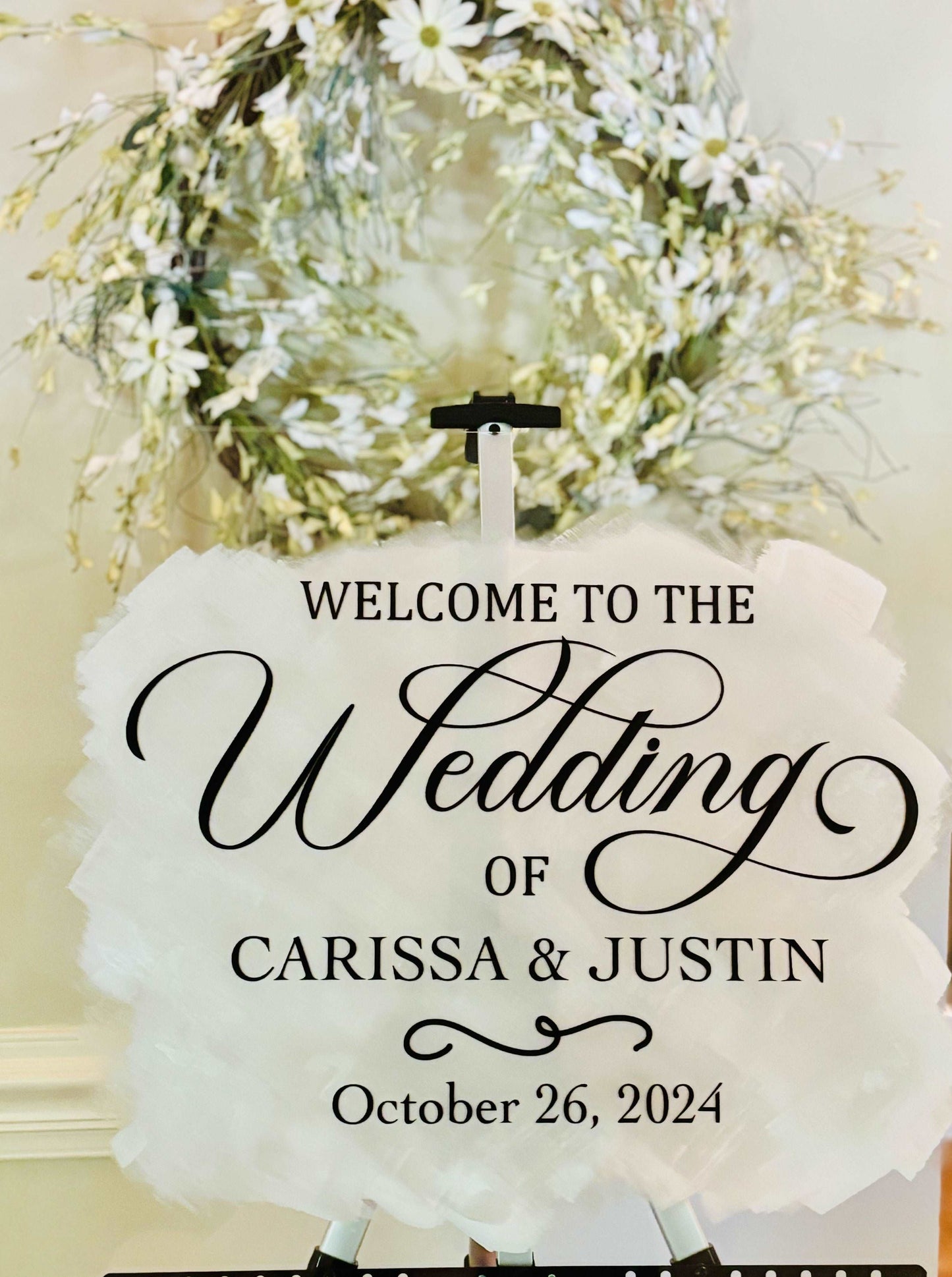Personalized Wedding Sign - JCV Boutique & Designs