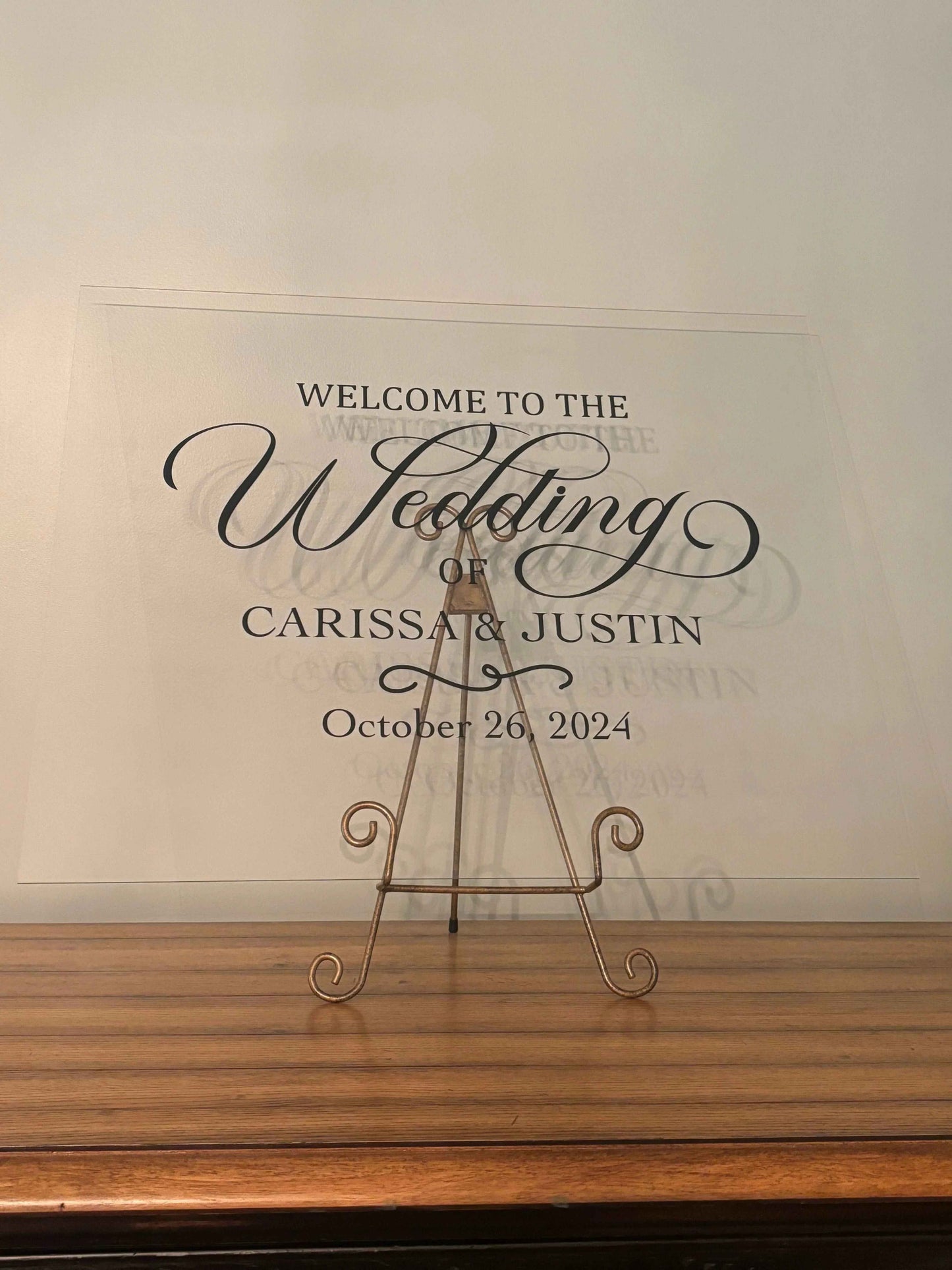Personalized Wedding Sign