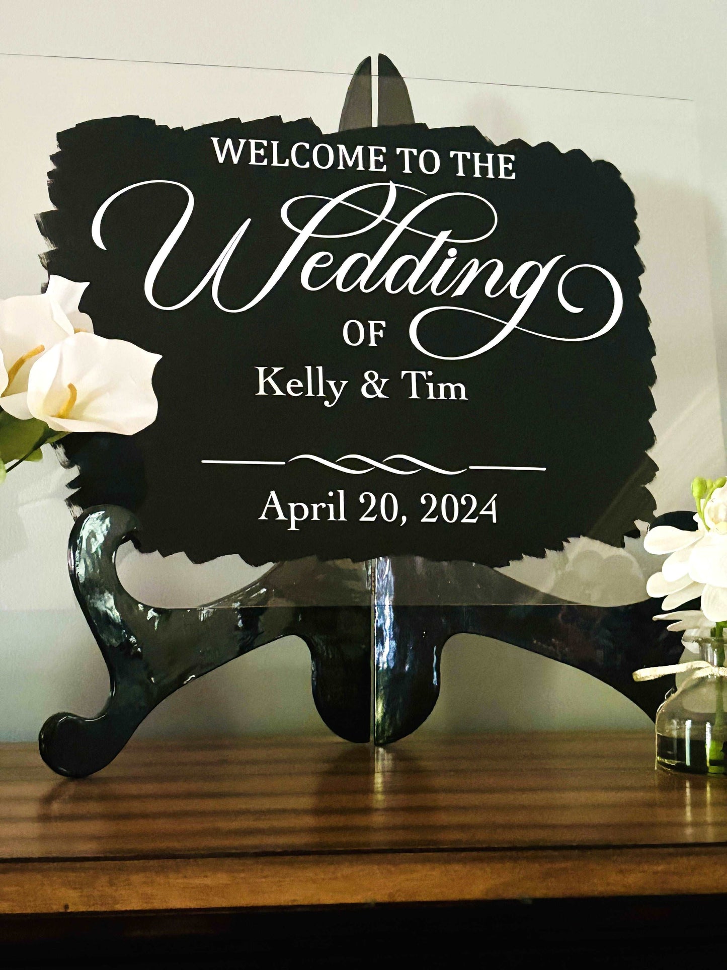 Personalized Wedding Sign - JCV Boutique & Designs