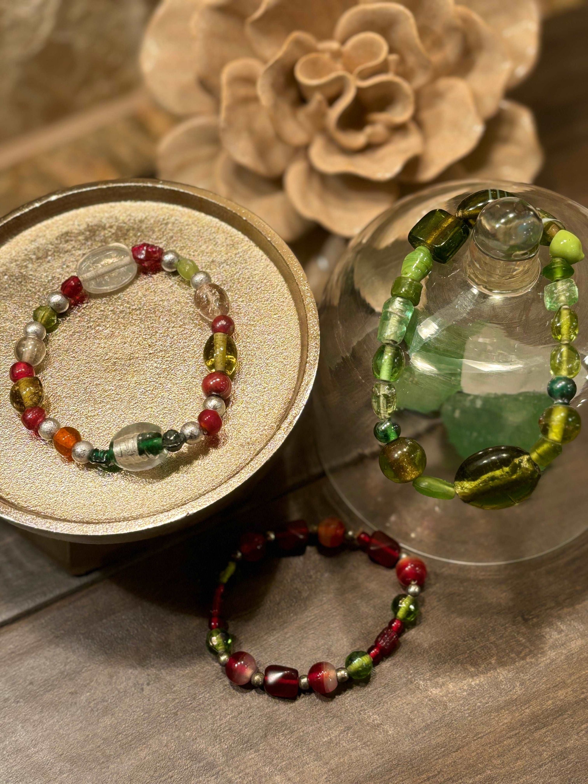 Glass Bead Stretch Bracelets - JCV Boutique & Designs