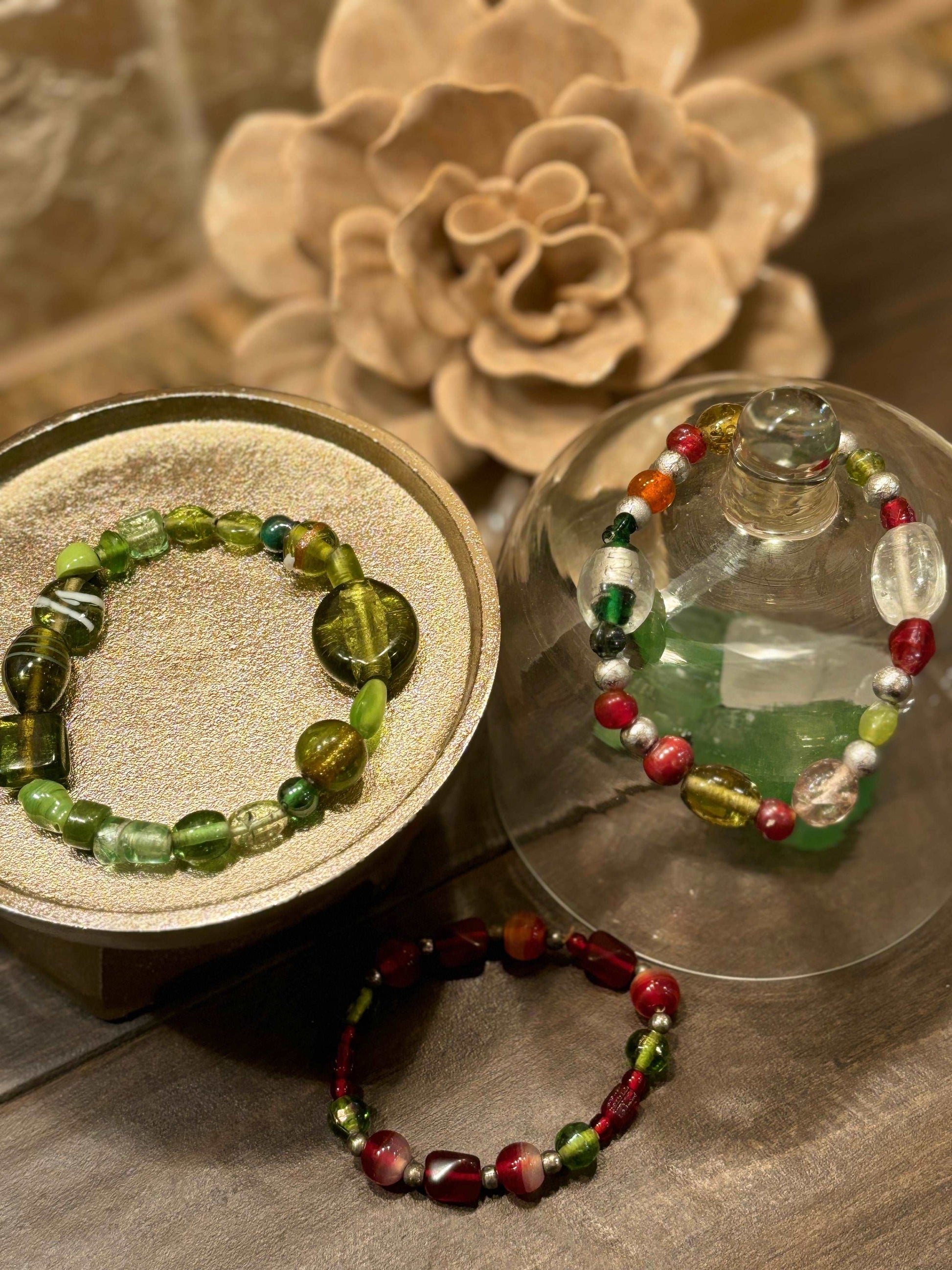 Glass Bead Stretch Bracelets - JCV Boutique & Designs