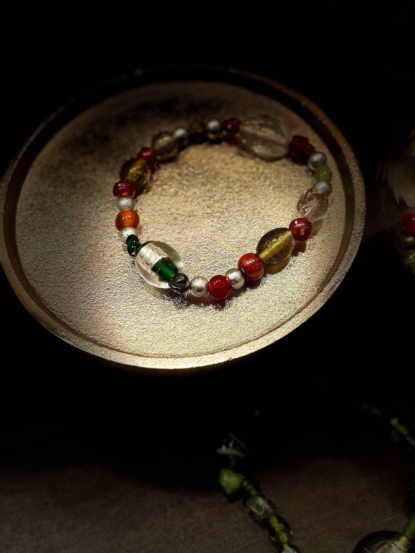 Glass Bead Stretch Bracelets Handmade