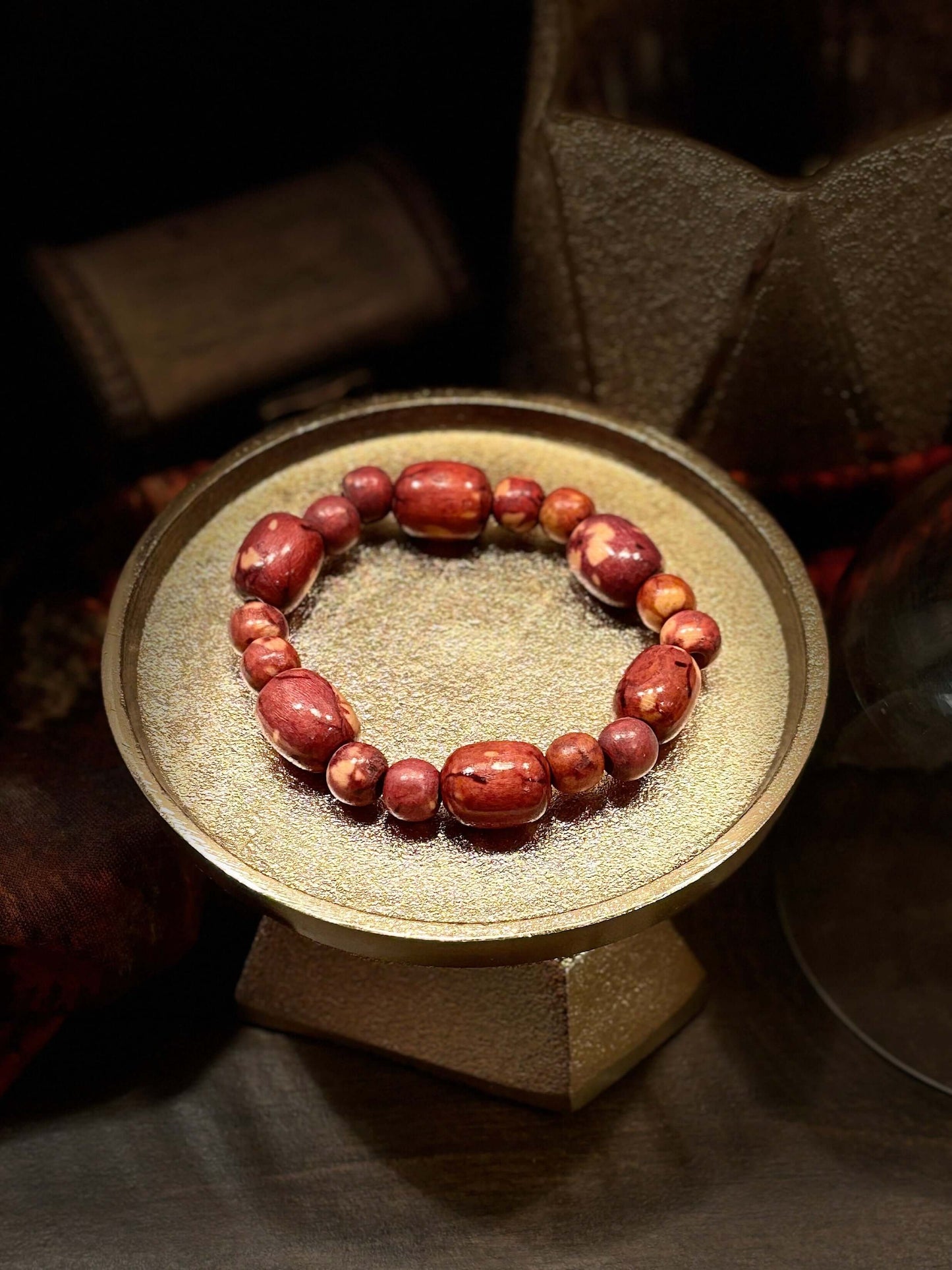 Glass & Wooden Bead Bracelet - JCV Boutique & Designs