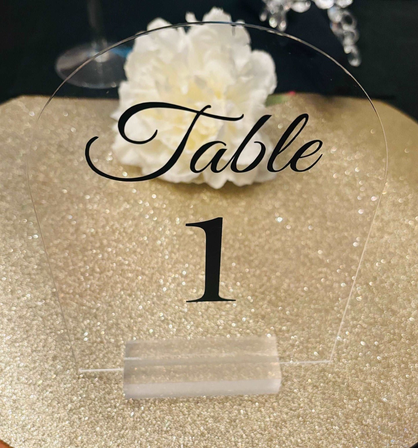 Wedding Table Number Signs - JCV Boutique & Designs