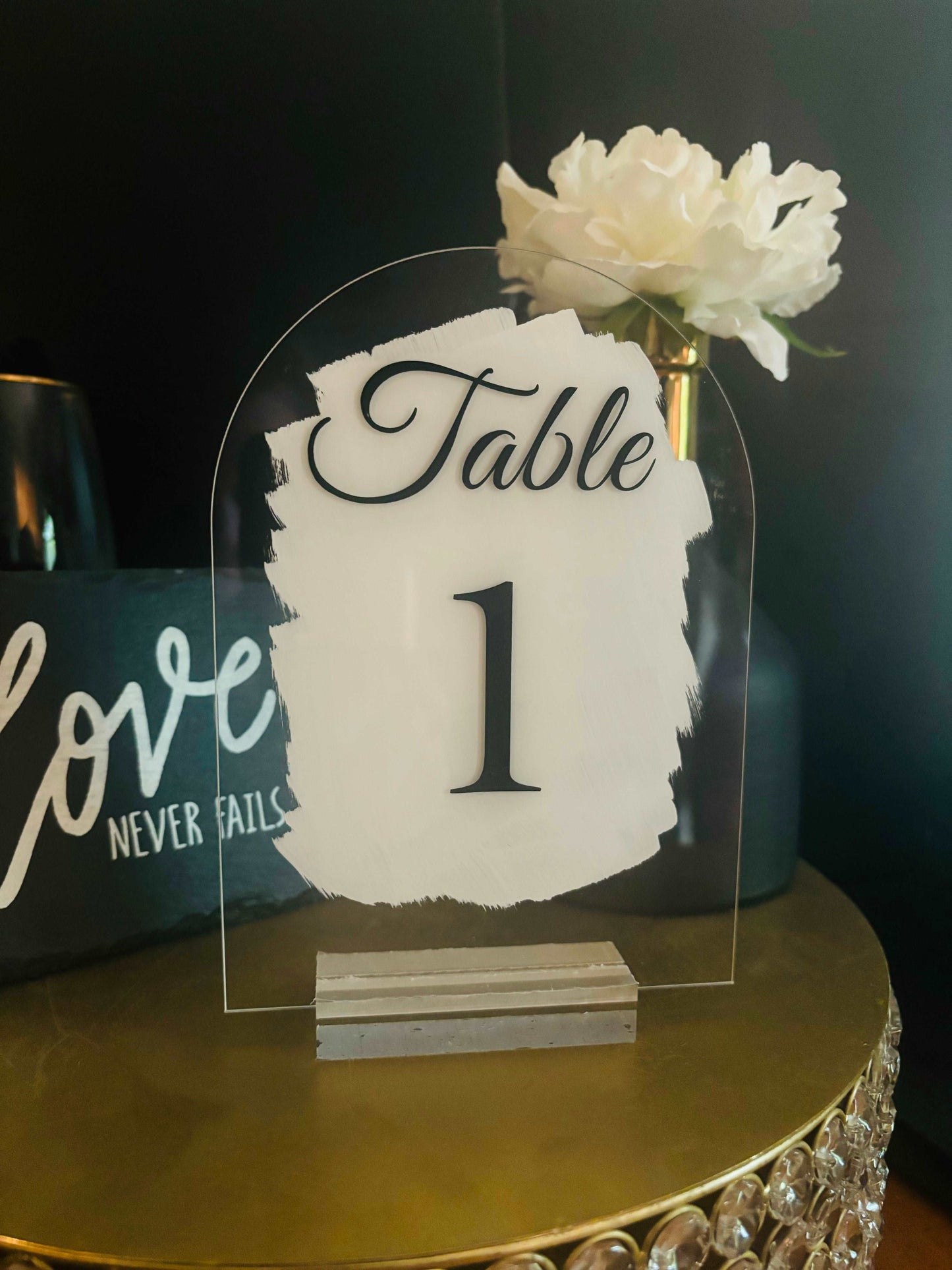 Wedding Table Number Signs - JCV Boutique & Designs