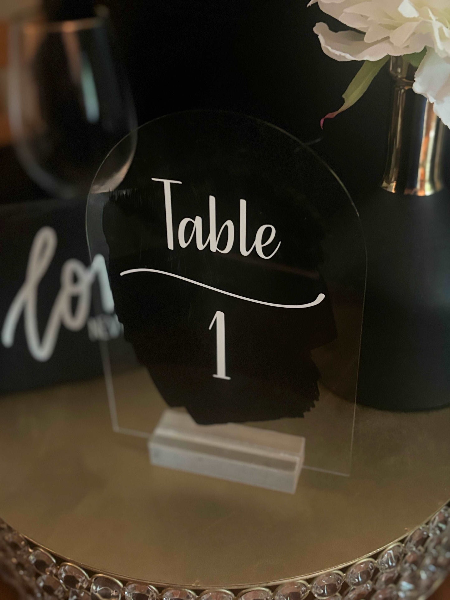 Wedding Table Number Signs - JCV Boutique & Designs