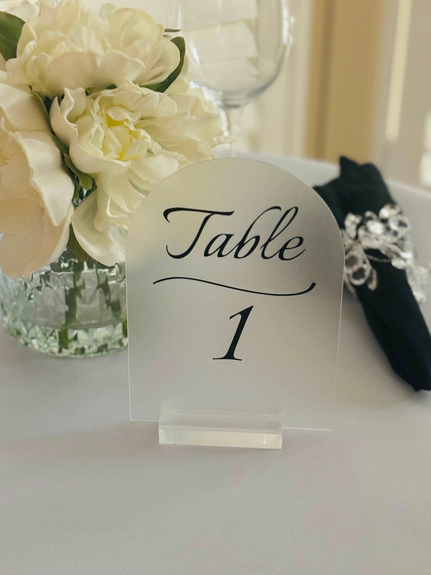 Wedding Table Number Signs - JCV Boutique & Designs