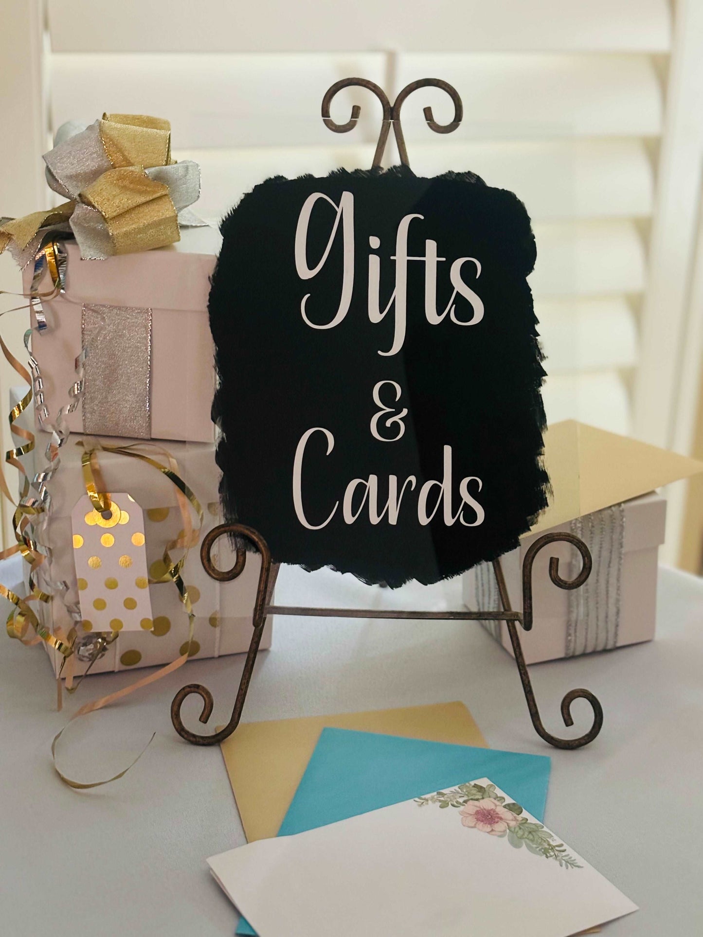 Special Events Gift and Card Table Sign - JCV Boutique & Designs