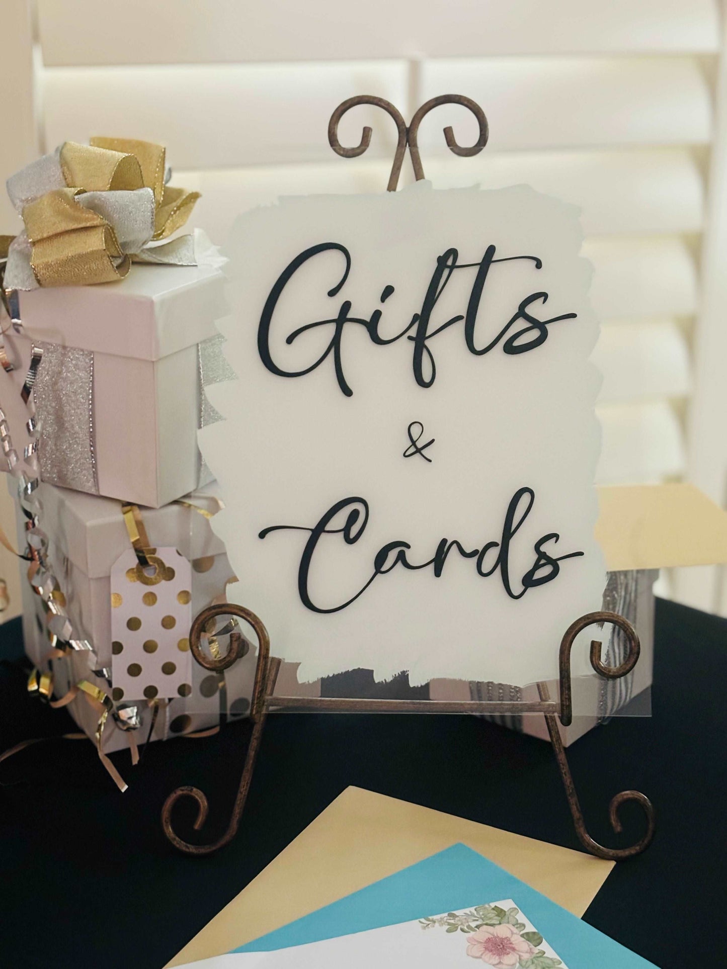 Special Events Gift and Card Table Sign - JCV Boutique & Designs