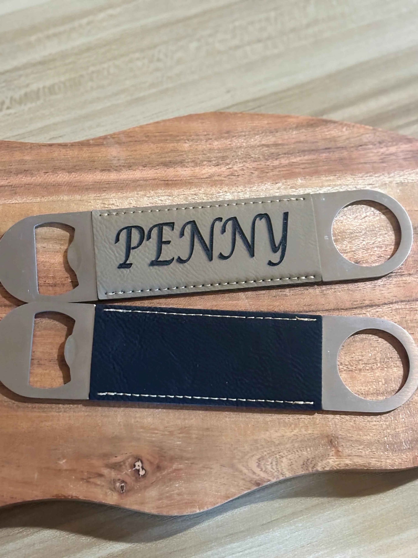 Leatherette Engraved Bottle Opener
