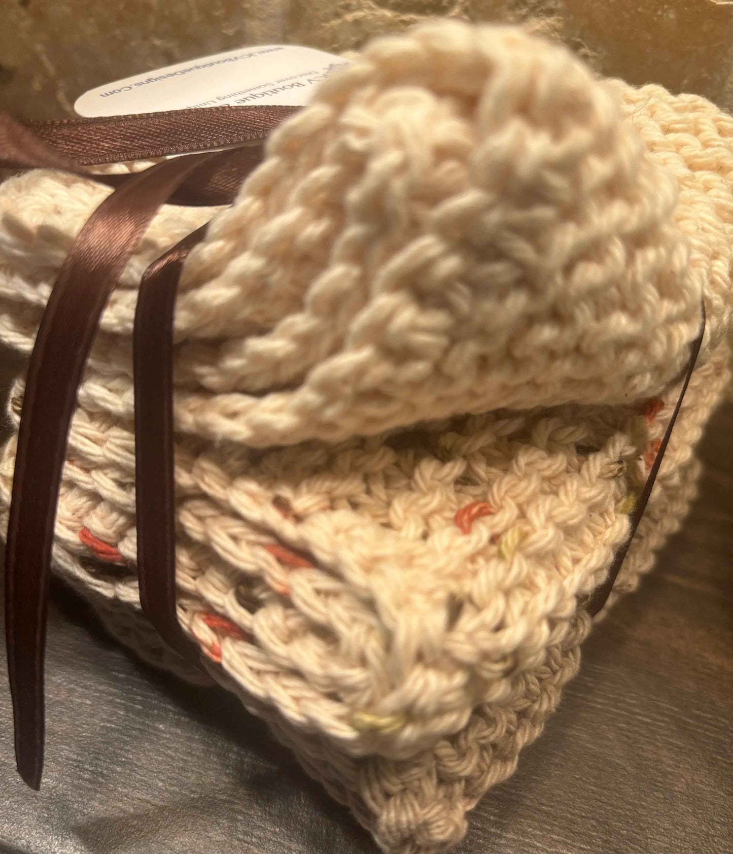 Cotton Handmade Dish Cloths Eco Friendly