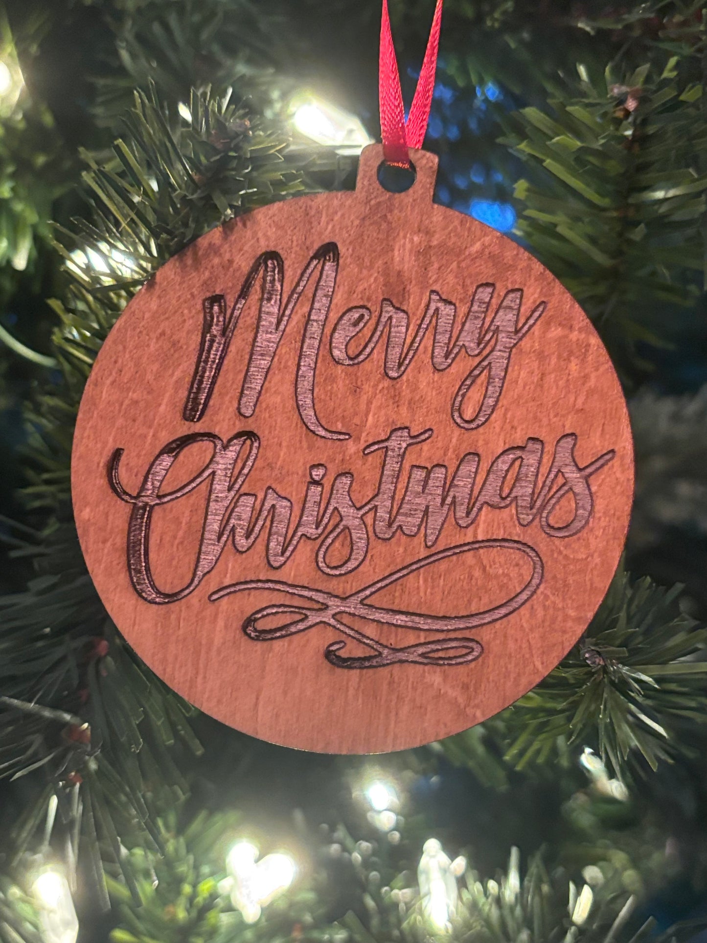 Wooden Engraved Ornament - JCV Boutique & Designs