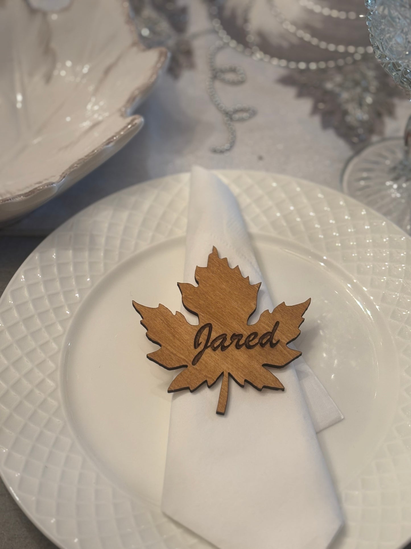 Wooden Table Place Card - JCV Boutique & Designs