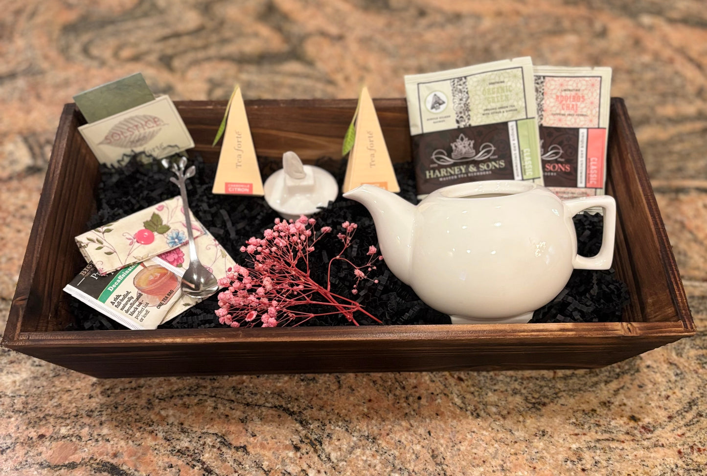 TeaForte Teapot Gift Basket - JCV Boutique & Designs