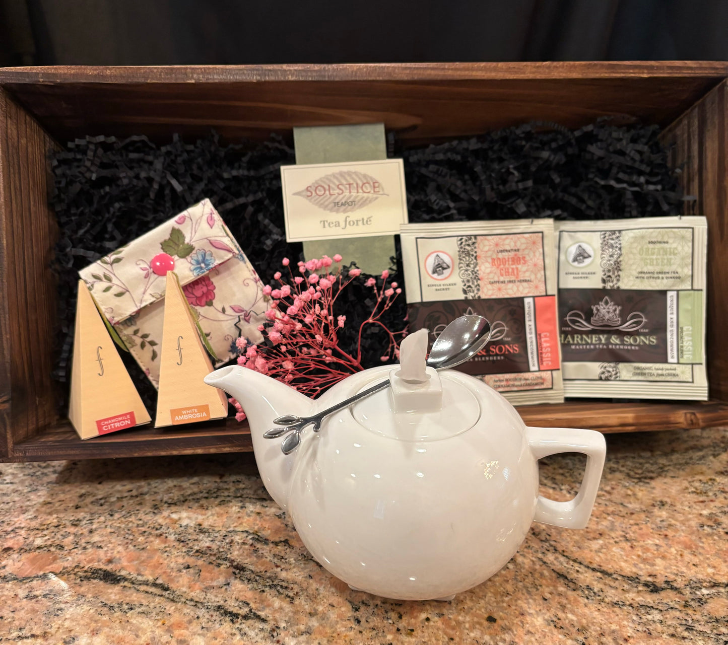 TeaForte Teapot Gift Basket - JCV Boutique & Designs