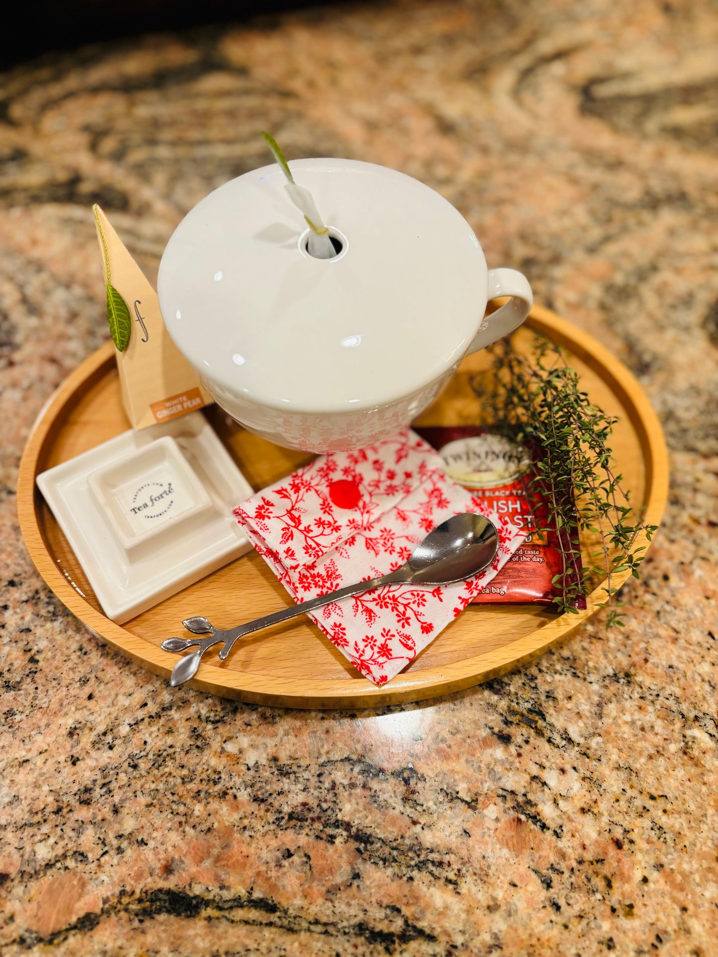 TeaForte Cafe Tea Cup Gift Basket - JCV Boutique & Designs
