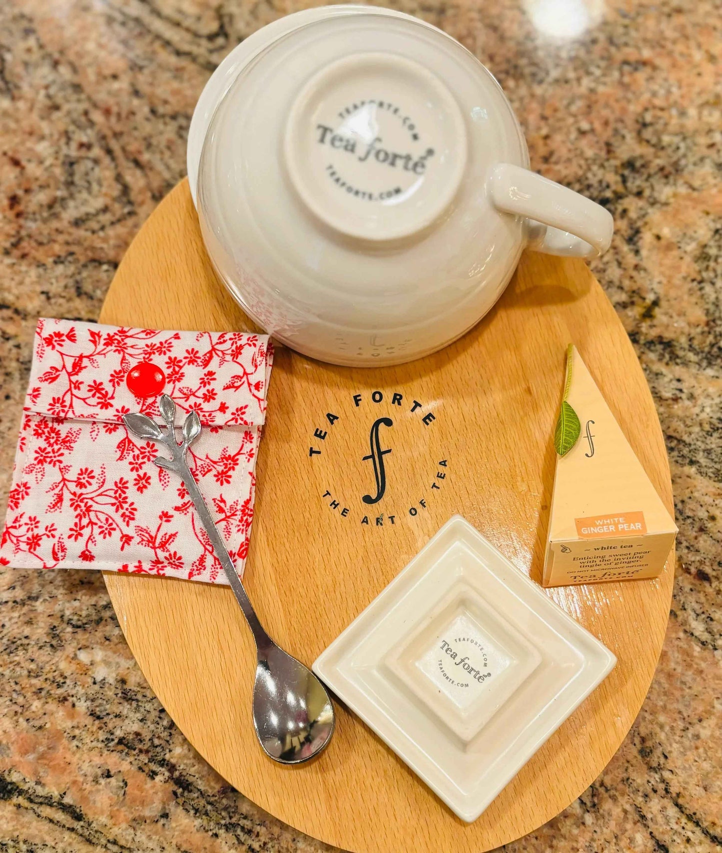 TeaForte Cafe Tea Cup Gift Basket