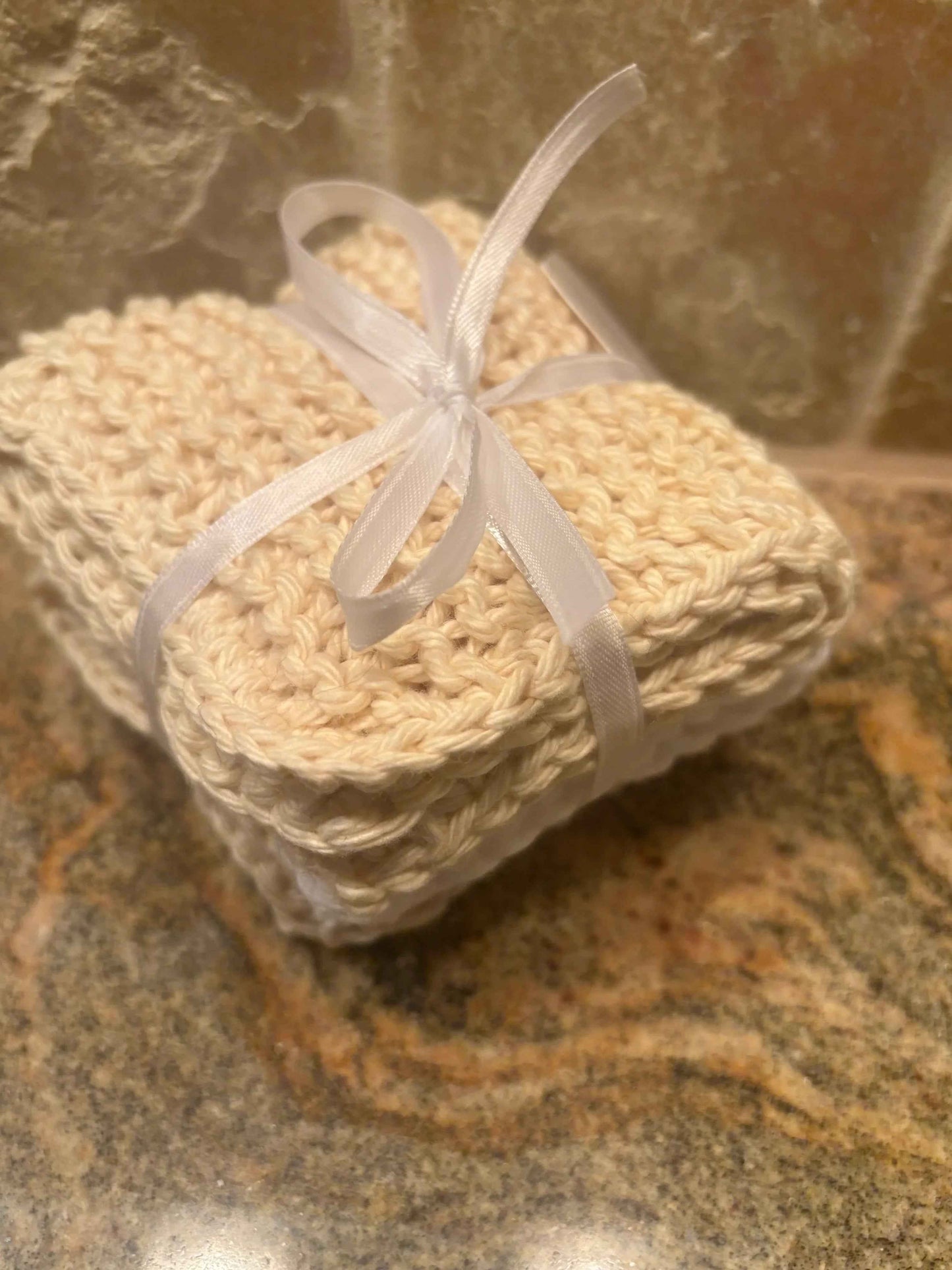 100% Cotton Handmade Dish Cloths