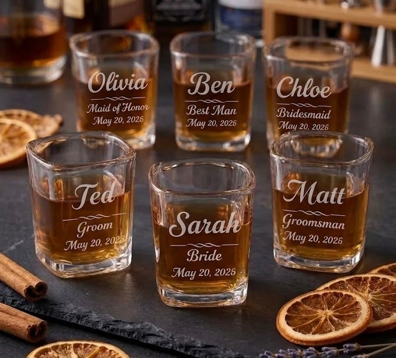 Personalized Precision Engraved Shot Glass