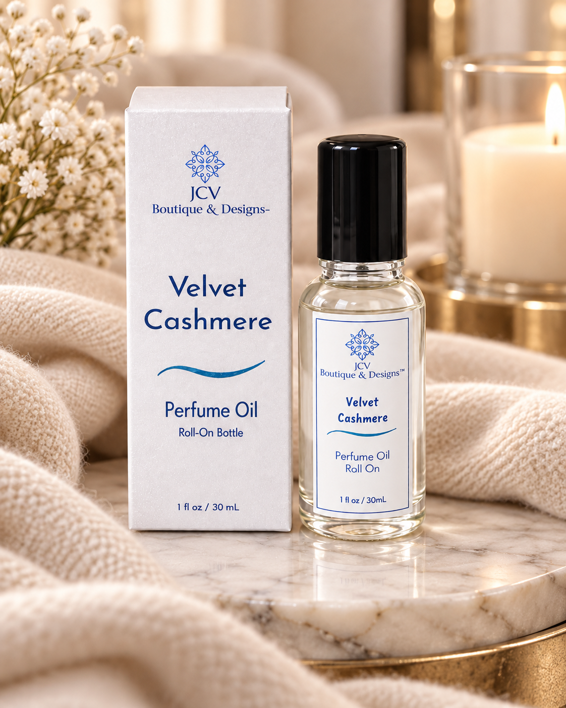 Velvet Cashmere Perfume Oil 30mLRoll on