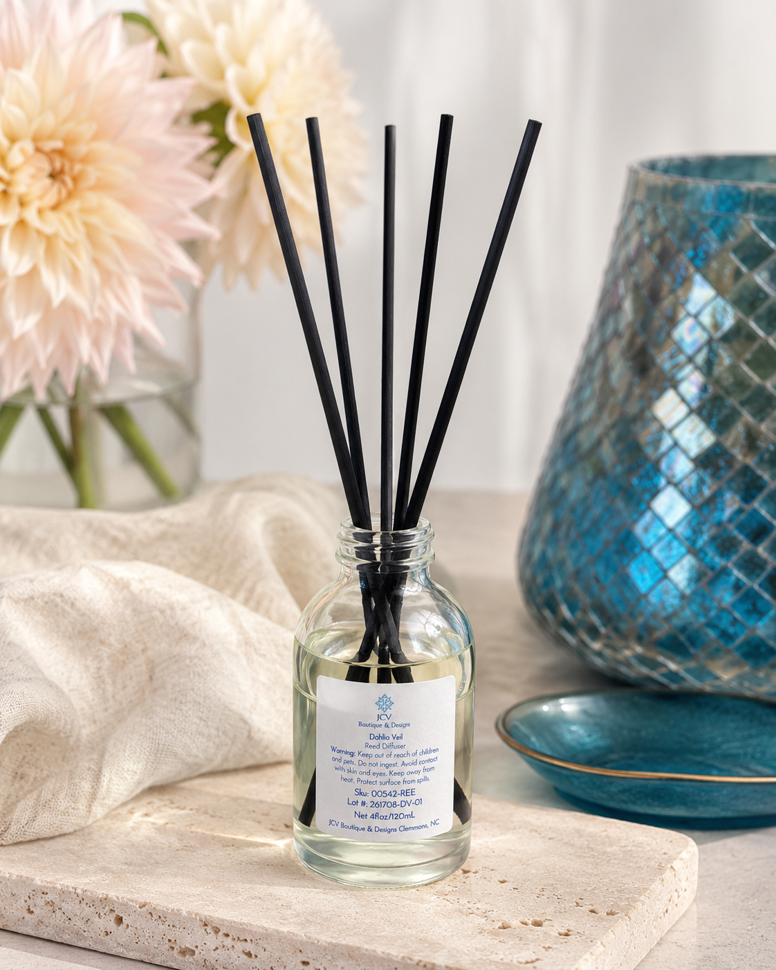 Dahlia Veil Reed Diffuser
