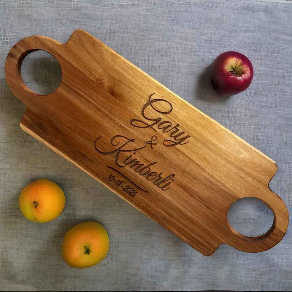 Personalized Laser Engraved Charcuterie Board