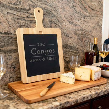 Wooden Slate Engraved Charcuterie Board