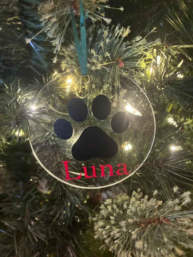 Personalized Acrylic Christmas Ornament