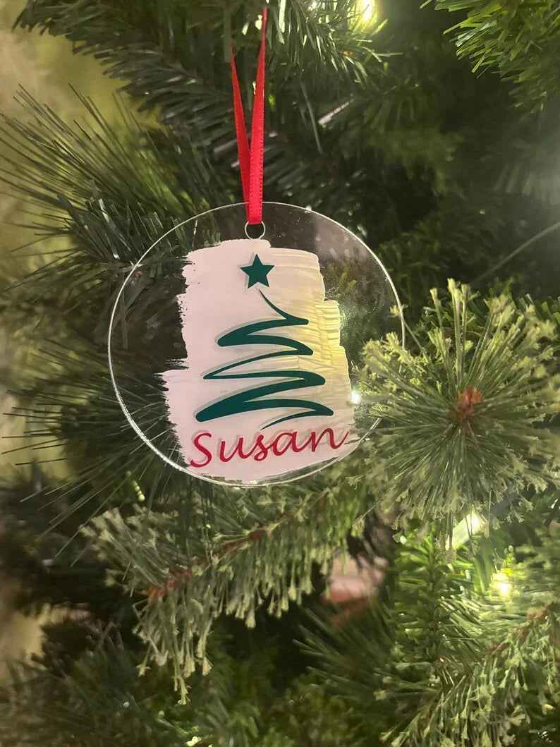 Personalized Acrylic Christmas Ornament