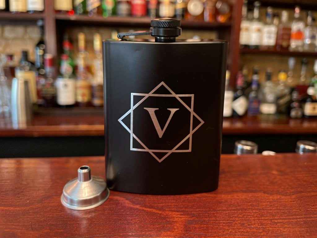 Engraved Flask Gift Box
