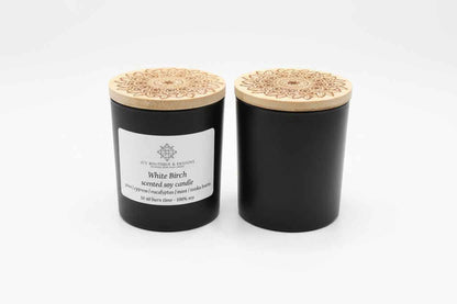 Classic Glass Soy Candle Tumbler – White Birch