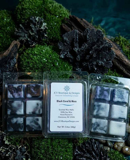 Black Coral & Moss Soy Wax | Deep Shore & Timber Collection
