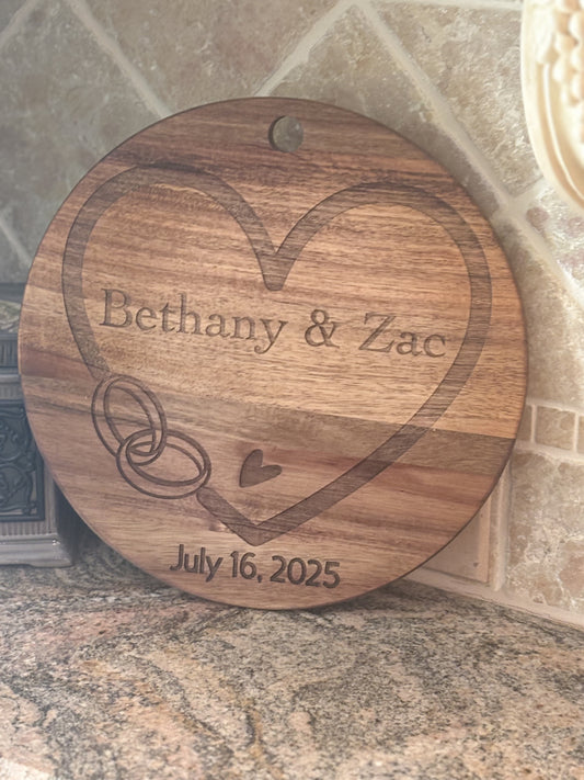 Wooden Engraved Sign