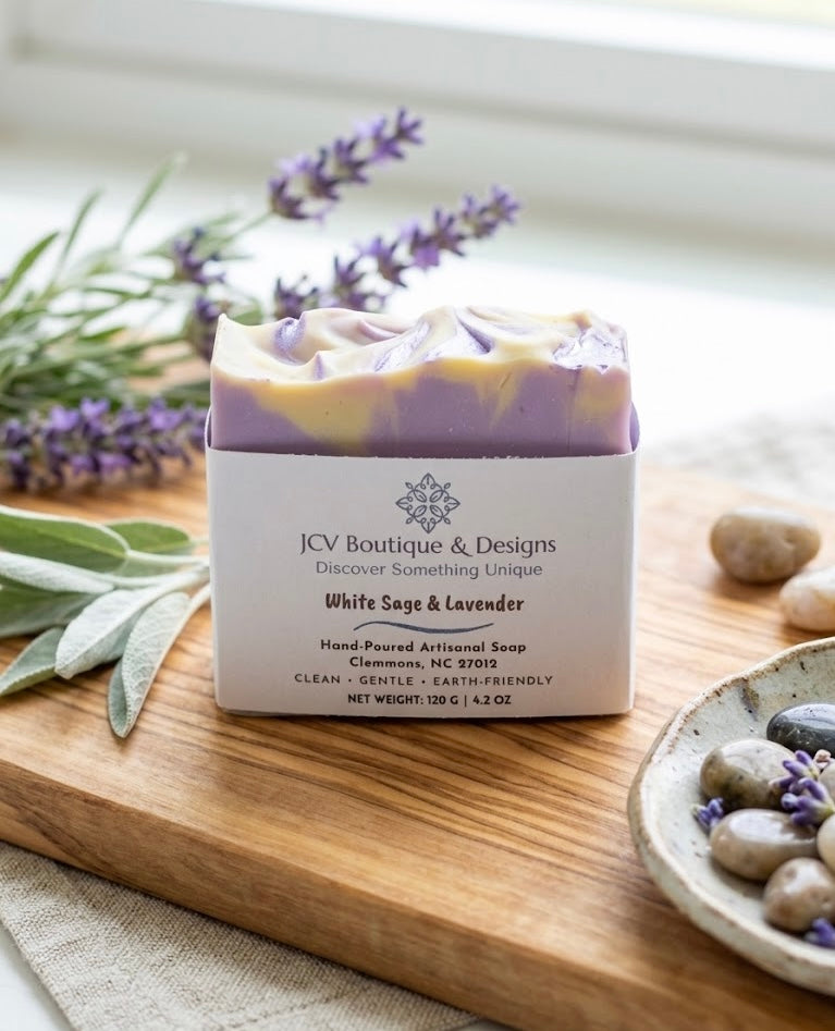 White Sage & Lavender Artisan Bar Soap