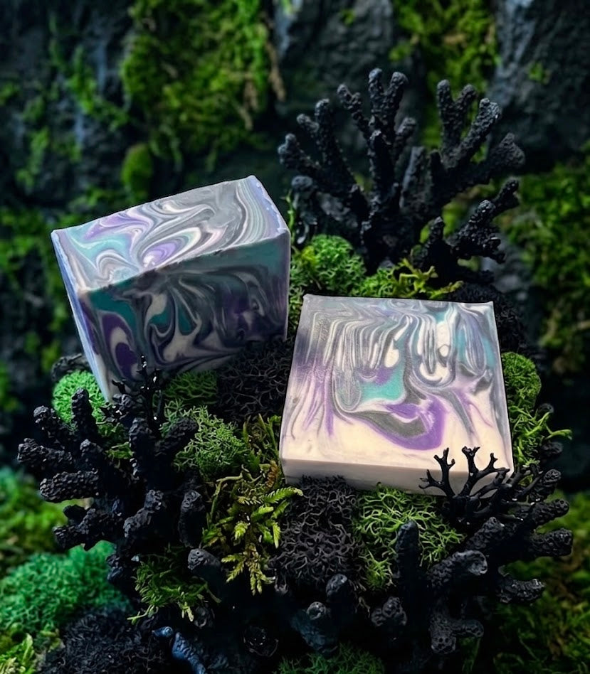 Black Coral & Moss Artisan Bar Soap