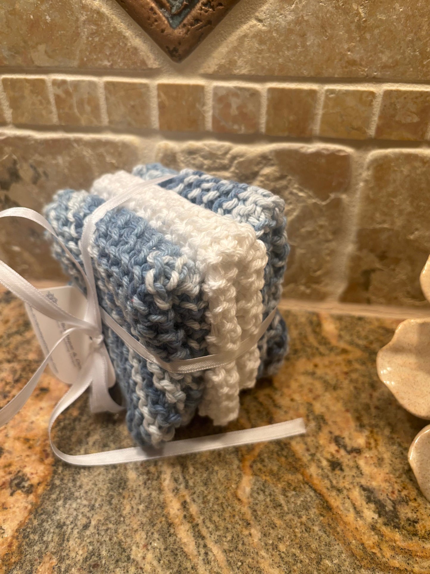 100% Cotton Handmade Dish Cloths