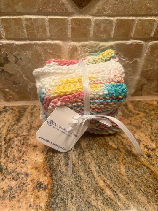 100% Cotton Handmade Dish Cloths