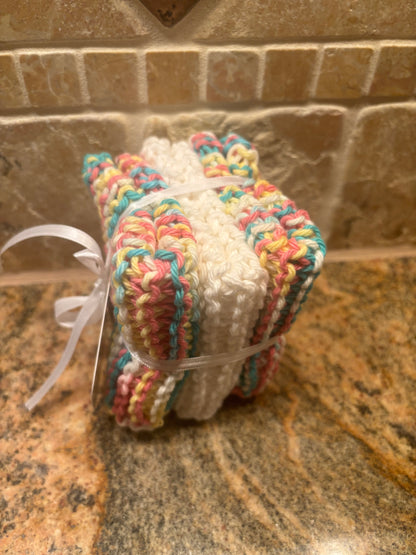 100% Cotton Handmade Dish Cloths