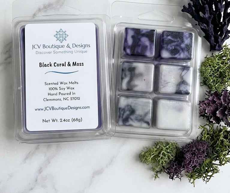 Black Coral & Moss Soy Wax | Deep Shore & Timber Collection