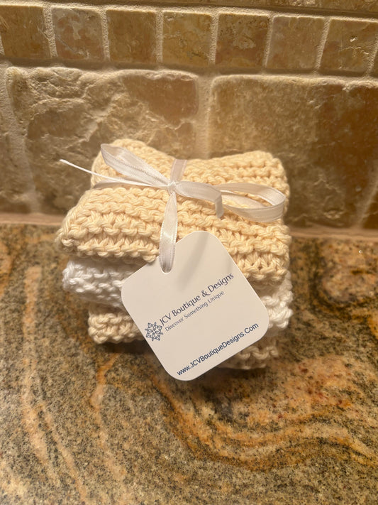 100% Cotton Handmade Dish Cloths