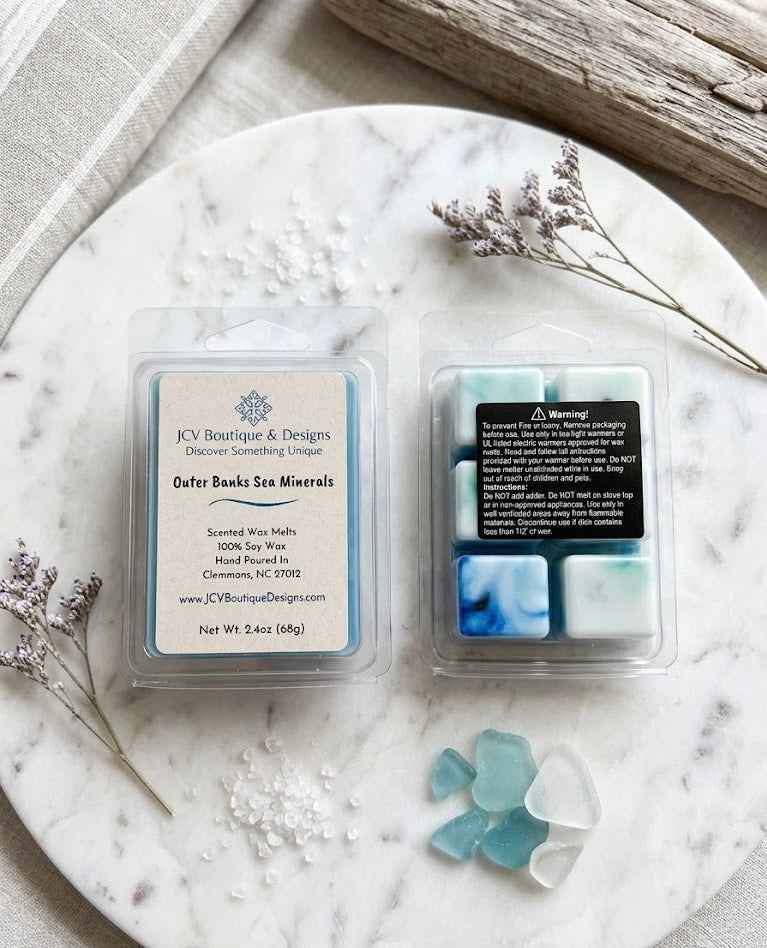 Outer Banks Sea Minerals Hand-Marbled Soy Wax Melts