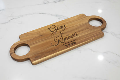 Personalized Laser Engraved Charcuterie Board
