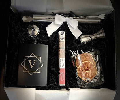 Engraved Flask Gift Box