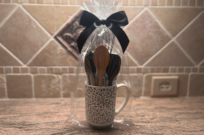 Housewarming Mug Gift Set  Kitchen mug utensils gift set