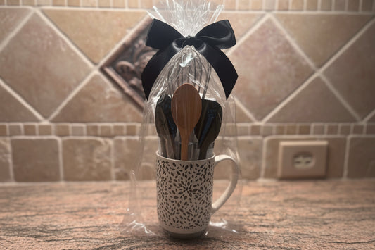 Housewarming Mug Gift Set  Kitchen mug utensils gift set