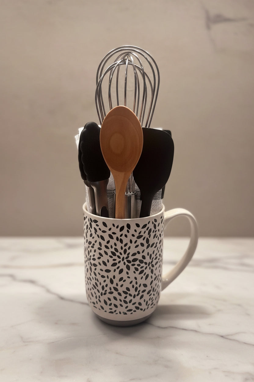 Kitchen mug utensils gift set