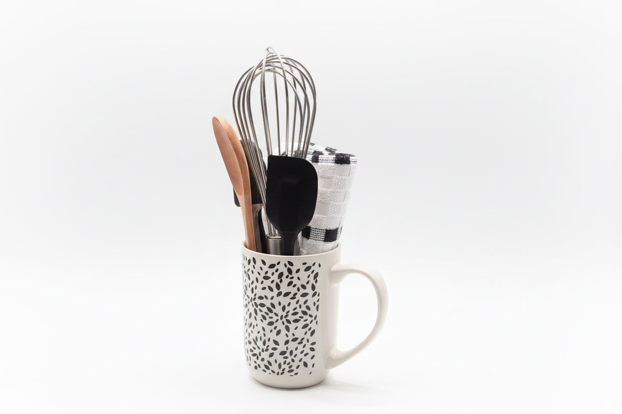 Kitchen mug utensils gift set