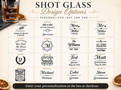 Personalized Precision Engraved Shot Glass